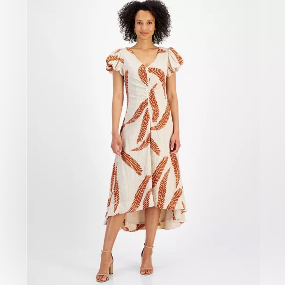 Taylor Printed High-Low Dress